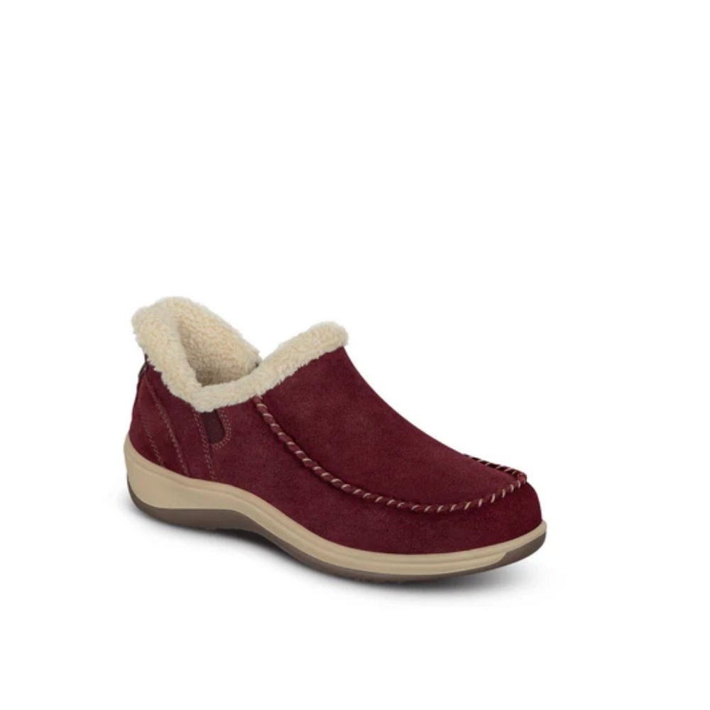 Women's Burgundy Ankle Booties
